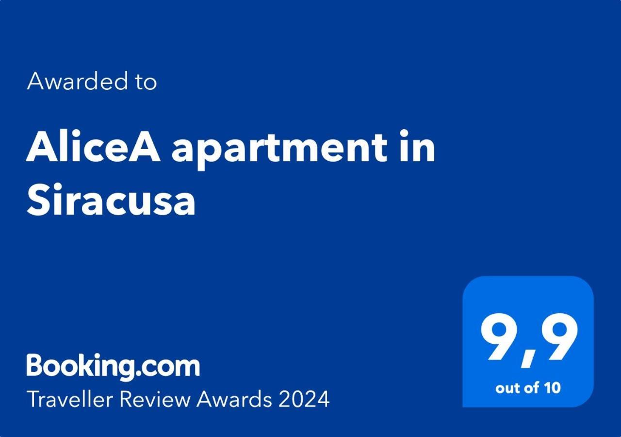 “AliçeA” apartment in Siracusa Siraküza Dış mekan fotoğraf